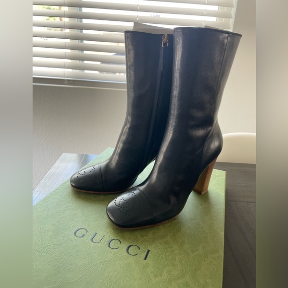 Gucci Quentin boot leather size 39 - Picture 2 of 6
